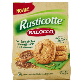 Biscuiti Balocco Rusticotte cu cereale si seminte 700ml