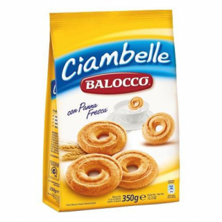 Biscuiti Balocco Ciambelle cu smantana proaspata 350g