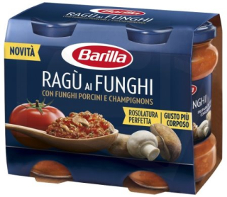 Sos de paste Barilla Ragu cu ciuperci 2*180gr