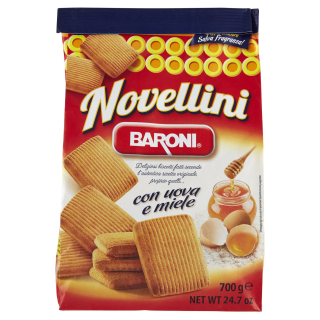 Biscuiti Baroni Novellini cu oua si miere 700gr