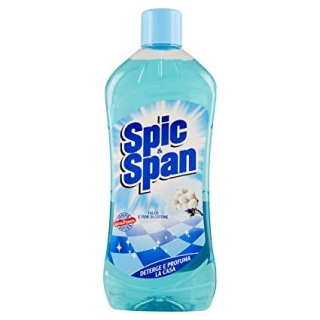 Detergent antibacterian Spic&Span pentru toata casa cu talc si floare de bumbac 