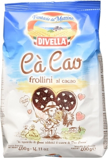 Biscuiti cu cacao Frollini CaCao Divella 400g