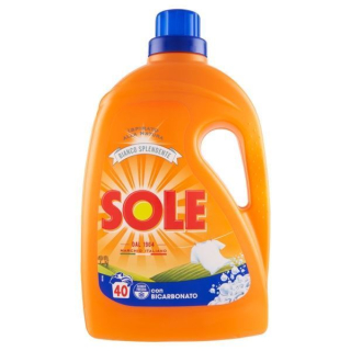 Detergent lichid Sole cu bicarbonat 2L - 40 de spalari