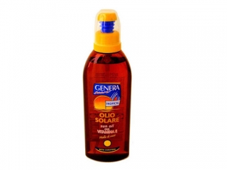 Ulei solar Genera Sun tropical cu coaja de nuc si vitamina E 150ml