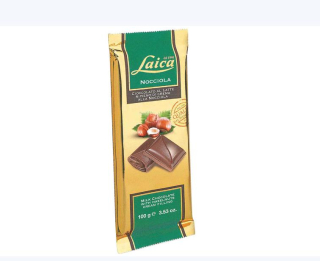 Ciocolata Laica cu lapte si umplutura de alune 100gr