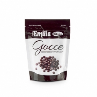Picaturi de ciocolata extra fondanta Zaini Emilia fara gluten 200 gr