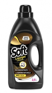 Detergent  de rufe Soft concentrat Total Black 2.5 L