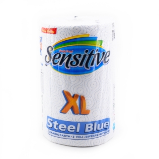 Hartie de bucatarie Sensitive XL Steel Blue 100 folii