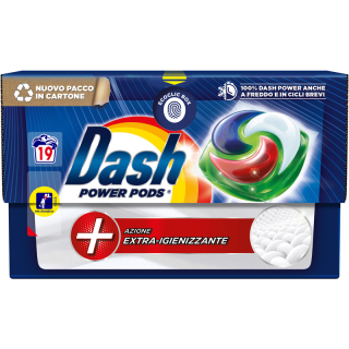 Detergent Dash pernute extra igienizante 19 spalari 516.8gr