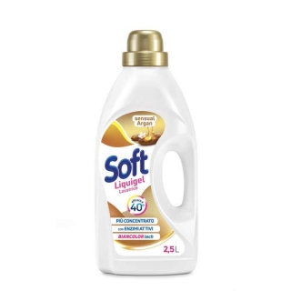 Detergent de rufe lichid Soft cu Argan 45 spalari 2500L