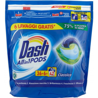 Detergent pernute Dash clasice 42 buc 1134 g