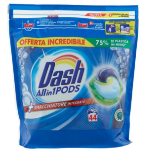 Detergent pernute Dash cu solutie pentru pete 44 buc 1320 g