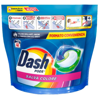 Detergent pernute Dash color 44 buc 858 g