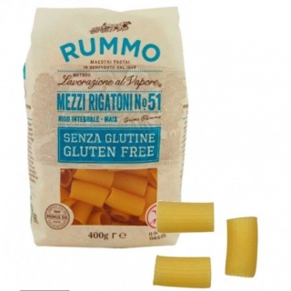 Paste Rummo “Mezzi Rigatoni” fara gluten 400g 
