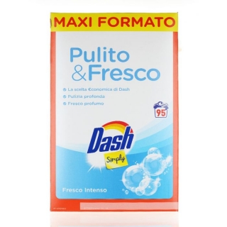 Detergent pulbere Dash Simply  6.175 kg 95 spalari 