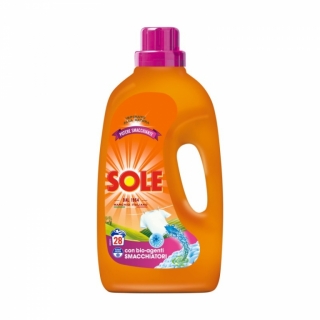 Detergent lichid Sole cu agenti de albire 28 spalari  1,4 L