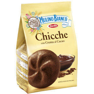 Biscuiti Mulino Bianco Chicche cu crema de cacao 200gr