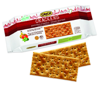 Crackers Crich cu rosii si busuioc 250gr