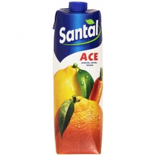 Suc Santal Ace cu portocale, lamaie si morcov 1000 ml