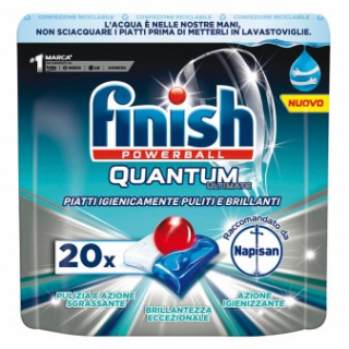 Pastile Finish Quantum Ultimate actiune igienizanta 20 bucati 250 g