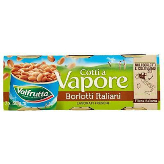 Fasole Valfrutta "Borlotti" 3*150gr