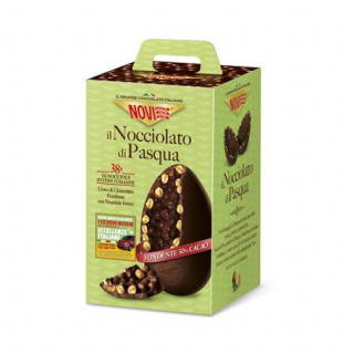 Ou de ciocolata Novi "Nocciolato"cu ciocolata fondanta si alune intregi 370 g