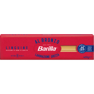 Paste Barilla "Linguine Al Bronzo"din grau dur 100%italian 400gr