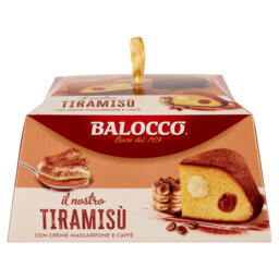 Prajitura Balocco Tiramisu cu crema de mascarpone si cafea 650gr