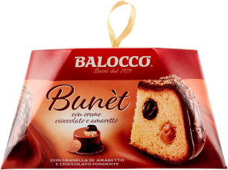 Prajitura Balocco Bunet cu crema de ciocolata si amareto 750ml