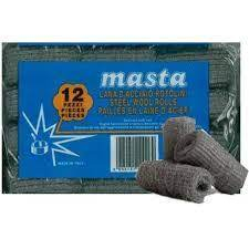 Bureti Masta din lana de inox-12 bucati