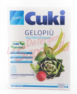 Pungi Cuki pentru congelator format mare 35 X 50 cm-10 bucati
