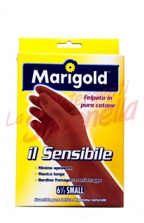 Manusi latex Marigold din cauciuc natural Il Sensibile marimea: S-1 pereche