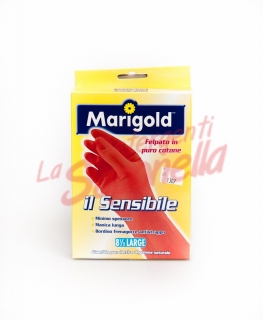 Manusi latex Marigold din cauciuc natural Il Sensibile marimea: L-1 pereche