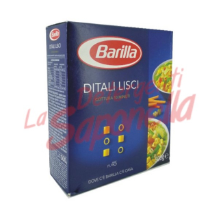 Paste Barilla "Ditali Lisci" Nr. 45-500 gr