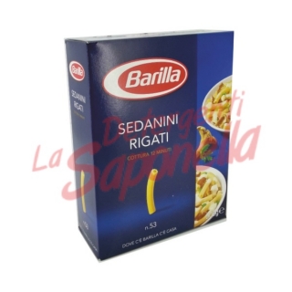 Paste Barilla "Sedanini Rigati" Nr. 53-500 gr