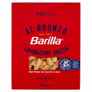 Paste Barilla "Fusilli Al Bronzo"din grau dur 100%italian 400gr