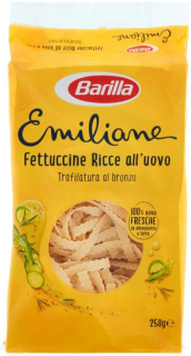 Paste Barilla Emiliane "Fettuccine Ricce" cu ou 250 gr