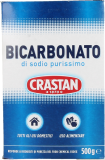 Bicarbonat de sodiu Crastan pur pentru uz alimentar 500 gr