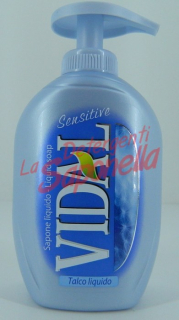 Sapun lichid Vidal Senzitiv cu talc lichid 300 ml
