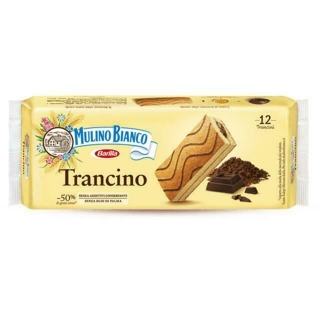 Prajituri Mulino Bianco "Trancino" cu crema de cacao 396 gr-12 bucati