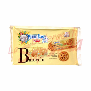 Biscuiti Mulino Bianco "Baiocchi" cu crema de alune si cacao 336 gr-6 pachete