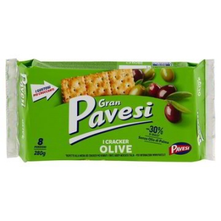 Crackers Gran Pavesi cu masline 250 gr-8 pachete