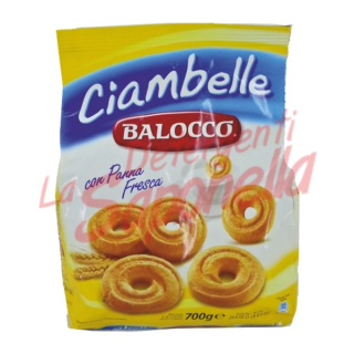 Biscuiti Balocco "Ciambelle" cu smantana proaspata 700 gr