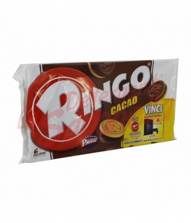 Biscuiti Ringo umpluti cu crema de cacao 330 gr-6 portii cu cate 6 biscuiti