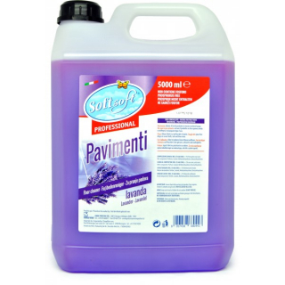 Detergent profesional Soft Soft pardoseala cu lavanda 5L