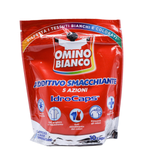 Aditiv capsule pentru pete Omino Bianco 200 gr-10 capsule