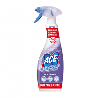 Spray spuma inalbitor+degresant Ace casa si haine-floral 700 ml