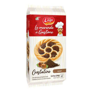 Tarte Gastone Lago cu crema de cacao 6x40 gr