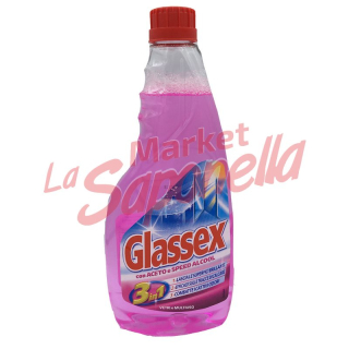 Rezerva detergent Galssex multifunctional si sticla cu otet si alcool 500 ml