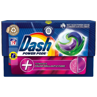 Detergent Dash pernute culori stralucitoare 19 spalari 478.8gr